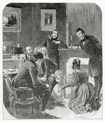 Illustration aus Les Feuilles d’Automne, 19. Jahrhundert